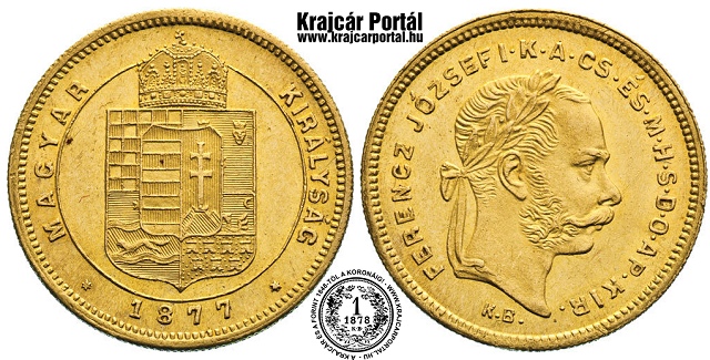 1877-es 1 dukát KB (Körmöcbánya) - (1877 1 dukát)