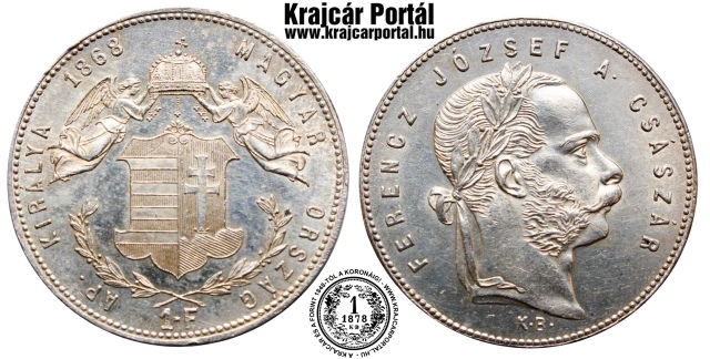 1868-as 1 forint KB (Krmcbnya) - (1868 1 forint)
