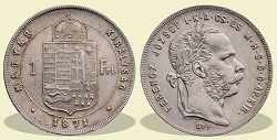1871-es 1 forint GYF (Gyulafehérvár) - (1871 1 forint)