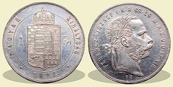 1872-es 1 forint KB (Körmöcbánya) - (1872 1 forint)