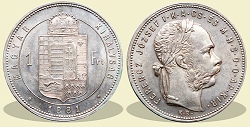 1881-es 1 forint KB (Körmöcbánya) - (1881 1 forint)