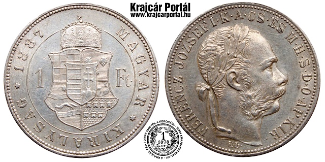 1887-es 1 forint - (1887 1 forint)