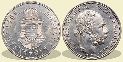 1889-es 1 forint KB (Körmöcbánya) - (1889 1 forint)