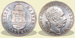 1890-es 1 forint KB (Körmöcbánya) - (1890 1 forint)