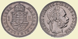 1892-es 1 forint KB (Körmöcbánya) - (1892 1 forint)