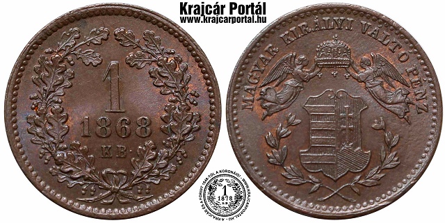 1868-as 1 krajczr - (1868 1 krajczar)