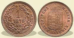 1878-as 1 krajczr - (1878 1 krajczar)