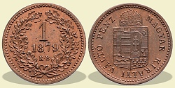 1879-es 1 krajczár - (1879 1 krajczar)