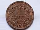 1881-es 1 krajczr - (1881 1 krajczar)