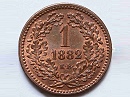 1882-es 1 krajczr - (1882 1 krajczar)