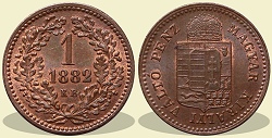 1882-es 1 krajczár - (1882 1 krajczar)