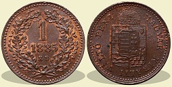 1885-ös 1 krajczár - (1885 1 krajczar)