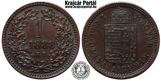 1888-as 1 krajczr - (1888 1 krajczar)