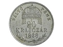 1868-as 20 krajczr KB IKA (Krmcbnya) Vlt Pnz - (1868 20 krajczar)