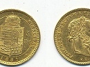 1881-es 4 forint / 10 frank - (1881 4 forint / 10 frank)