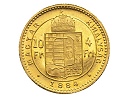 1884-es 4 forint / 10 frank - (1884 4 forint / 10 frank)