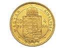 1886-os 4 forint / 10 frank - (1886 4 forint / 10 frank)