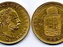 1886-os 4 forint / 10 frank - (1886 4 forint / 10 frank)