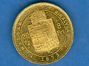 1875-s 8 forint / 20 frank - (1875 8 forint / 20 frank)