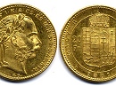 1881-es 8 forint / 20 frank - (1881 8 forint / 20 frank)
