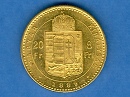 1889-es 8 forint / 20 frank - (1889 8 forint / 20 frank)