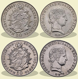 Verőtő változatos 1848-as 10 krajcár - (1848 10 krajczar)