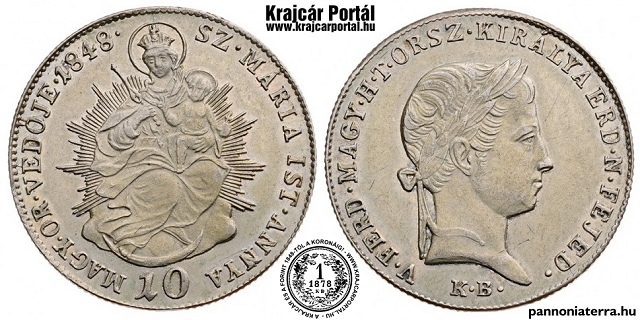 1848-as 10 krajcr - (1848 10 krajczar)