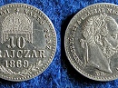 1869-es 10 krajczr KB (Krmcbnya) Magyar Kirlyi Vlt Pnz  - (1869 10 krajczar)
