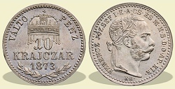 1873-as 10 krajczr KB (Krmcbnya) Vlt Pnz - (1873 10 krajczar)