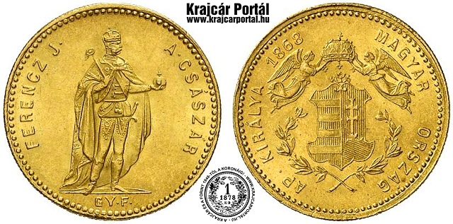 1868-as 1 dukát GYF (Gyulafehérvár) - (1868 1 dukát)