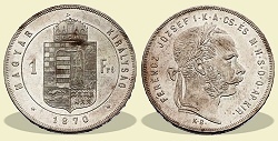 1870-es 1 forint KB (Krmcbnya) - (1870 1 forint)