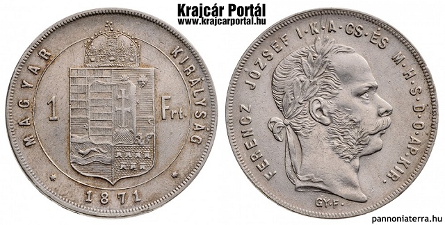 1871-es 1 forint GYF (Gyulafehrvr) - (1871 1 forint)