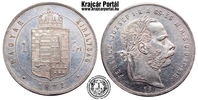 1872-es 1 forint - (1872 1 forint)