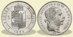 1873-as 1 forint KB (Krmcbnya) - (1873 1 forint)