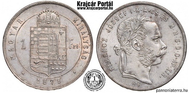 1879-es 1 forint - (1879 1 forint)