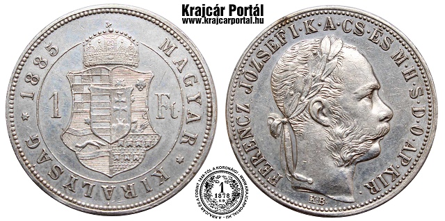 1885-s 1 forint - (1885 1 forint)