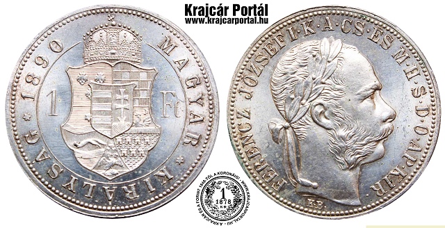 1890-es 1 forint - (1890 1 forint)