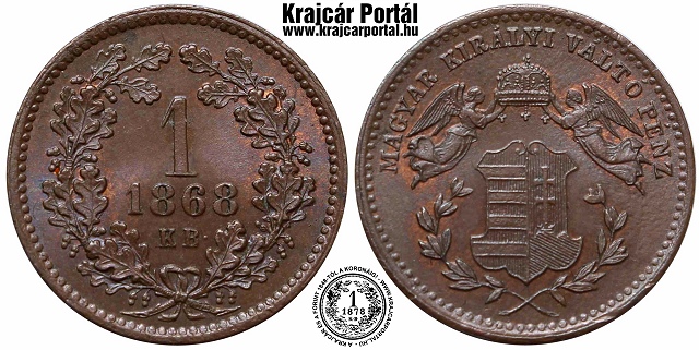 1868-as 1 krajczár - (1868 1 krajczar)