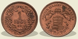 1869-es 1 krajczr - (1869 1 krajczar)