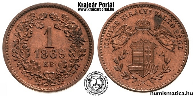 1869-es 1 krajczár - (1869 1 krajczar)