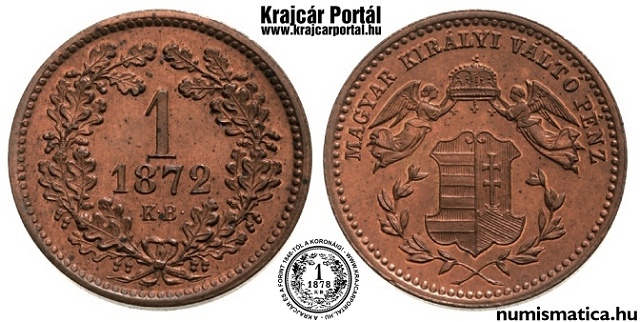 1872-es 1 krajczár - (1872 1 krajczar)