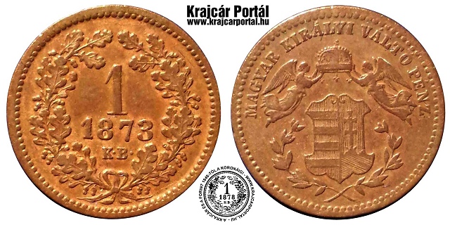 1873-as 1 krajczár - (1873 1 krajczar)