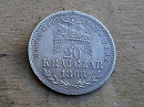 1868-as 20 krajczr KB (Krmcbnya) Magyar Kirlyi Vlt Pnz  - (1868 20 krajczar)