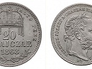 1868-as 20 krajczr KB (Krmcbnya) Magyar Kirlyi Vlt Pnz  - (1868 20 krajczar)