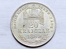 1869-es 20 krajczr KB (Krmcbnya) Magyar Kirlyi Vlt Pnz  - (1869 20 krajczar)