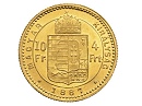 1887-es 4 forint / 10 frank - (1887 4 forint / 10 frank)