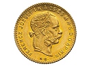 1889-es 4 forint / 10 frank - (1889 4 forint / 10 frank)