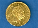 1874-es 8 forint / 20 frank - (1872 8 forint / 20 frank)