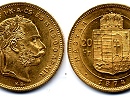 1874-es 8 forint / 20 frank - (1872 8 forint / 20 frank)