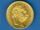 1880-as 8 forint / 20 frank - (1880 8 forint / 20 frank)